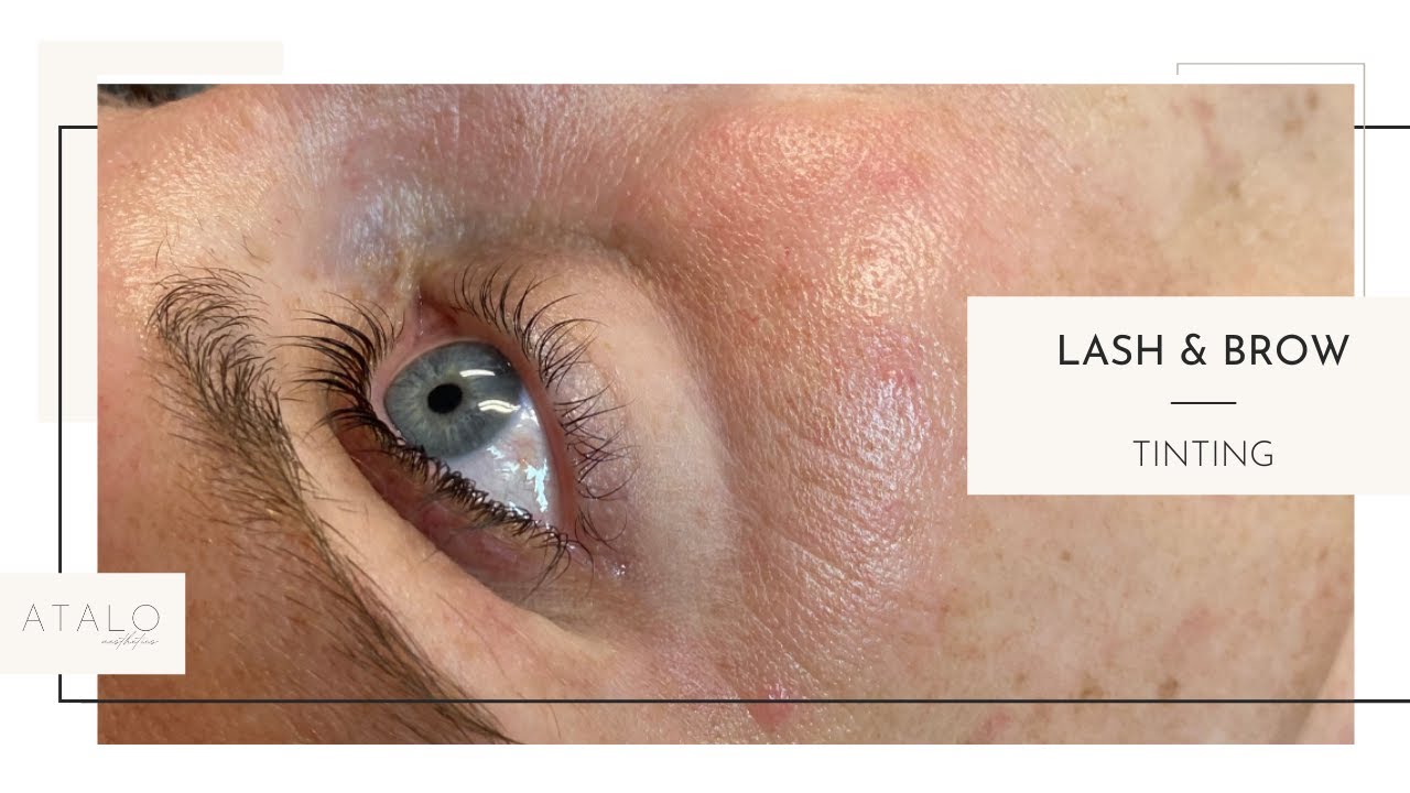Eyebrow and Eyelash Tinting
