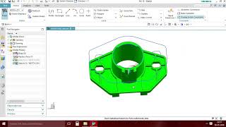 GETTING PROJECTD AREA USING UG NX