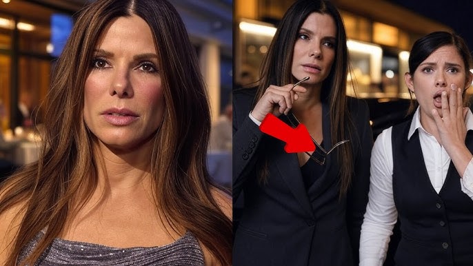 Sandra Bullock conoce a una chica fuera de un restaurante lujoso. Lo que dice la deja impactada. - YouTube