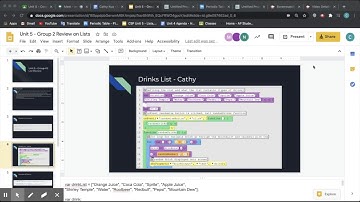 APCSP - Unit 5 Concept Review Presentation