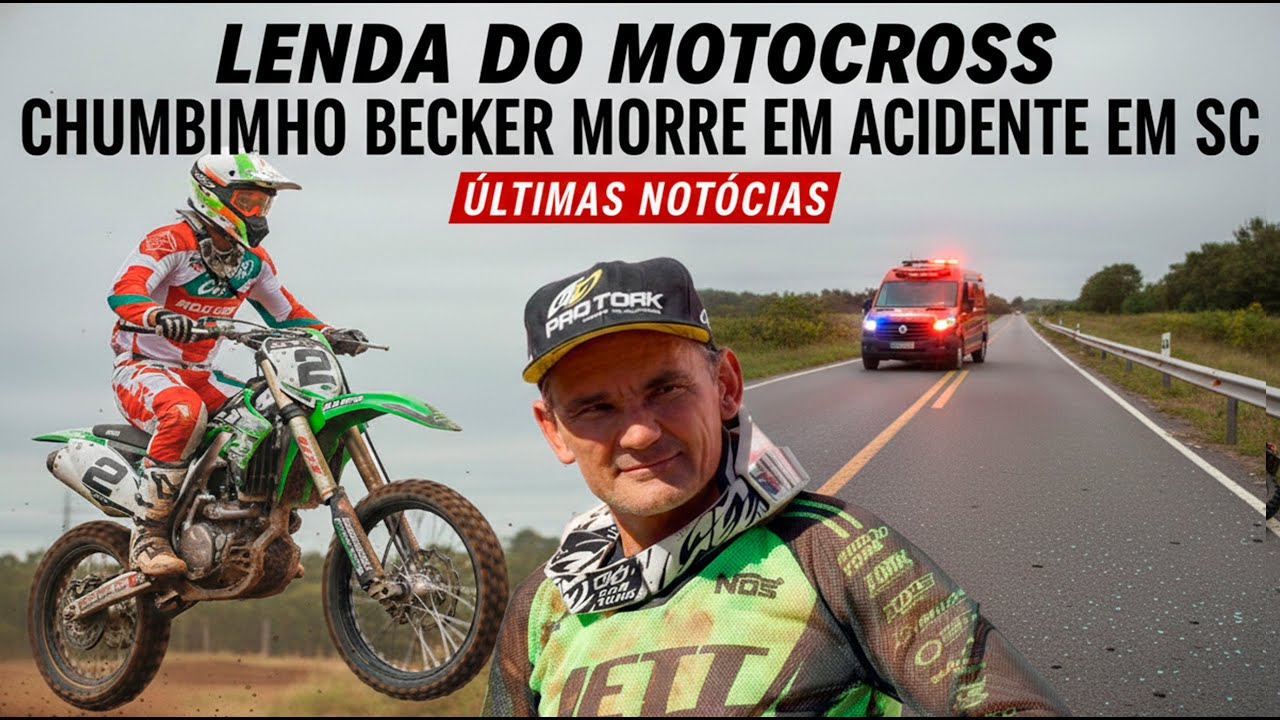 Luto no Motocross Milton “Chumbinho” Becker Morre, em Acidente. Motocross Brasileiro Perde Uma Lenda