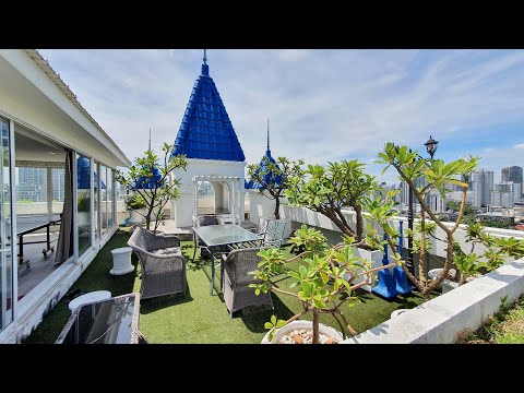 Spacious Duplex Penthouse for Sale Bangkok Kiarti Thanee 450 sqm for 35,000,000 THB huge terrace