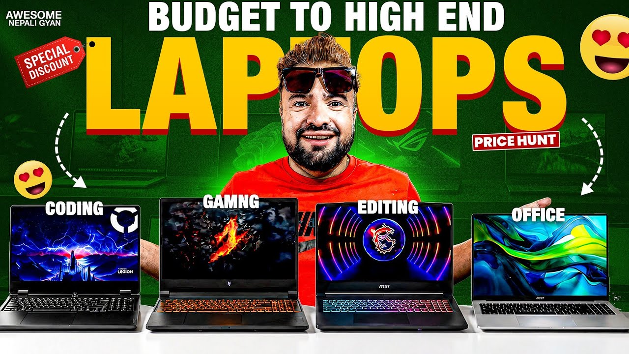 Laptop Price in Nepal 2026| Part -2|Best Laptop Under 50k| 70k| 1 Lakh & More! 2026