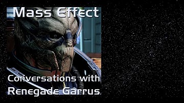 Mass Effect 1: Renegade Garrus talks working with a Spectre