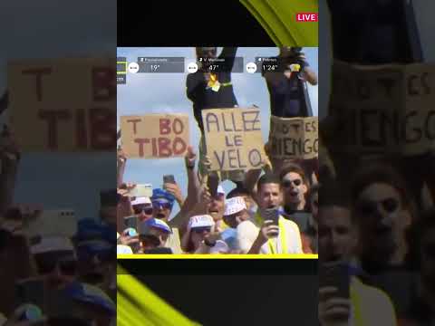 🙌Jacky Durand "agréablement choqué" par le respect des fans de Thibaut Pinot #shorts #tourdefrance