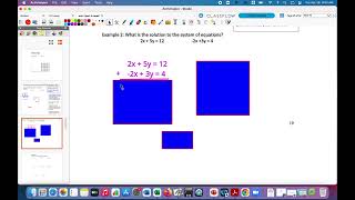 4-3 Video Notes (part 1) Solving a System Using Elimination
