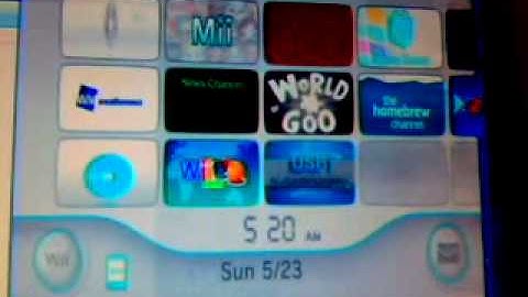 Wii softmod rehack disc channel issue w/backups but not originals.wmv