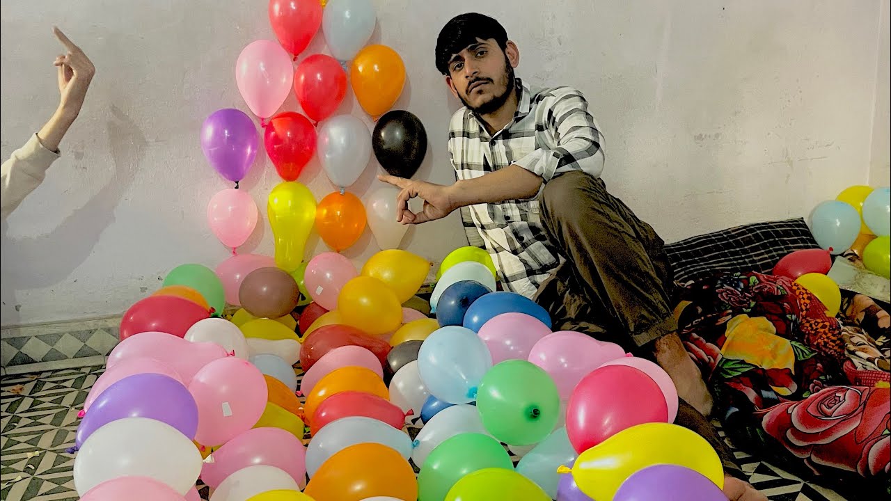 ￼ Humne Banaya balloon bed 🎈￼🛌 ￼