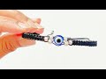 Evil eye bracelet tutorial