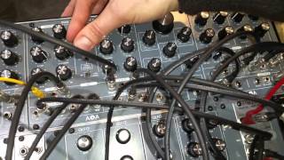 AQA ElektriX new Modular Euro Rack Synthesizer Modules Dual DELAY at Dancefair 2016