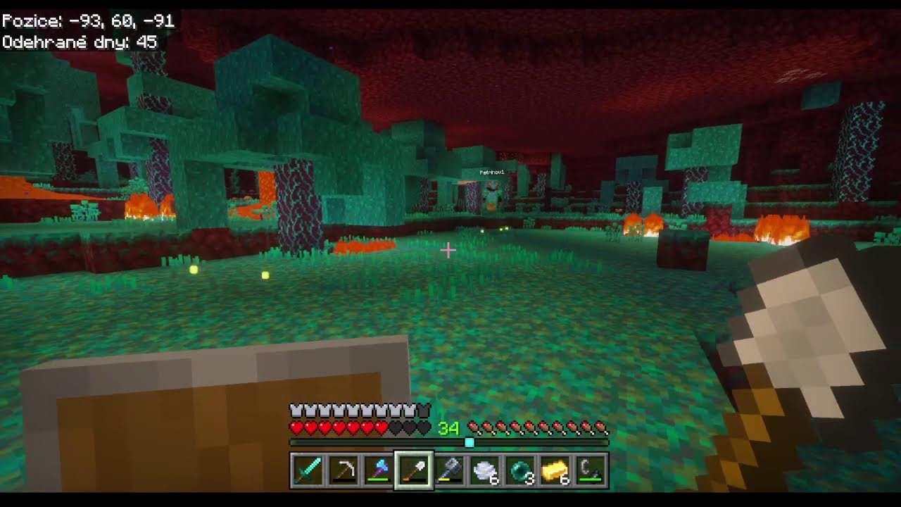 cesta do nedru v minecraft