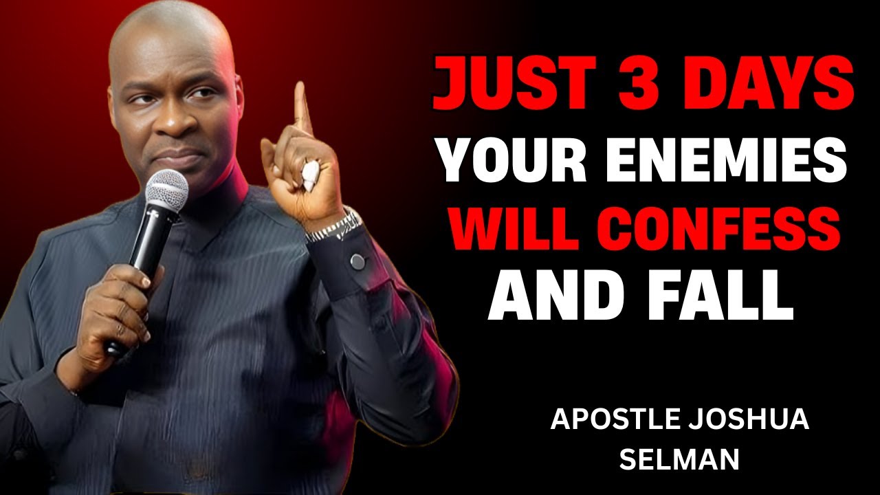 YOUR ENEMIES WILL CONFESS — SEND IT BACK WITH SAND IN 3 DAYS ||  JOSHUA SELMAN MOTIVATIONAL SPEECH