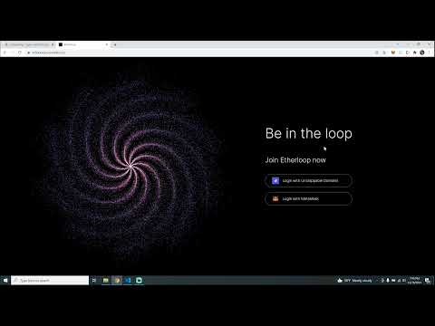Integrating “Login With Unstoppable” As A Dapp Login Option for Etherloop- Grants Round 12 Hackathon