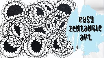 Create Beautiful Zentangle Art | Beginner