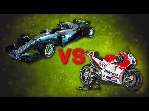 VA PIU&rsquo; FORTE UN&rsquo;AUTO O UNA MOTO? - AUTO VS MOTO GP -NASKA