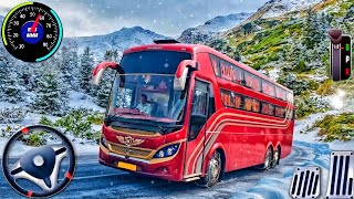 Snowy Mountains Road Bus Driving Game | Luxury Bus Offroad Driving 2026 screenshot 2