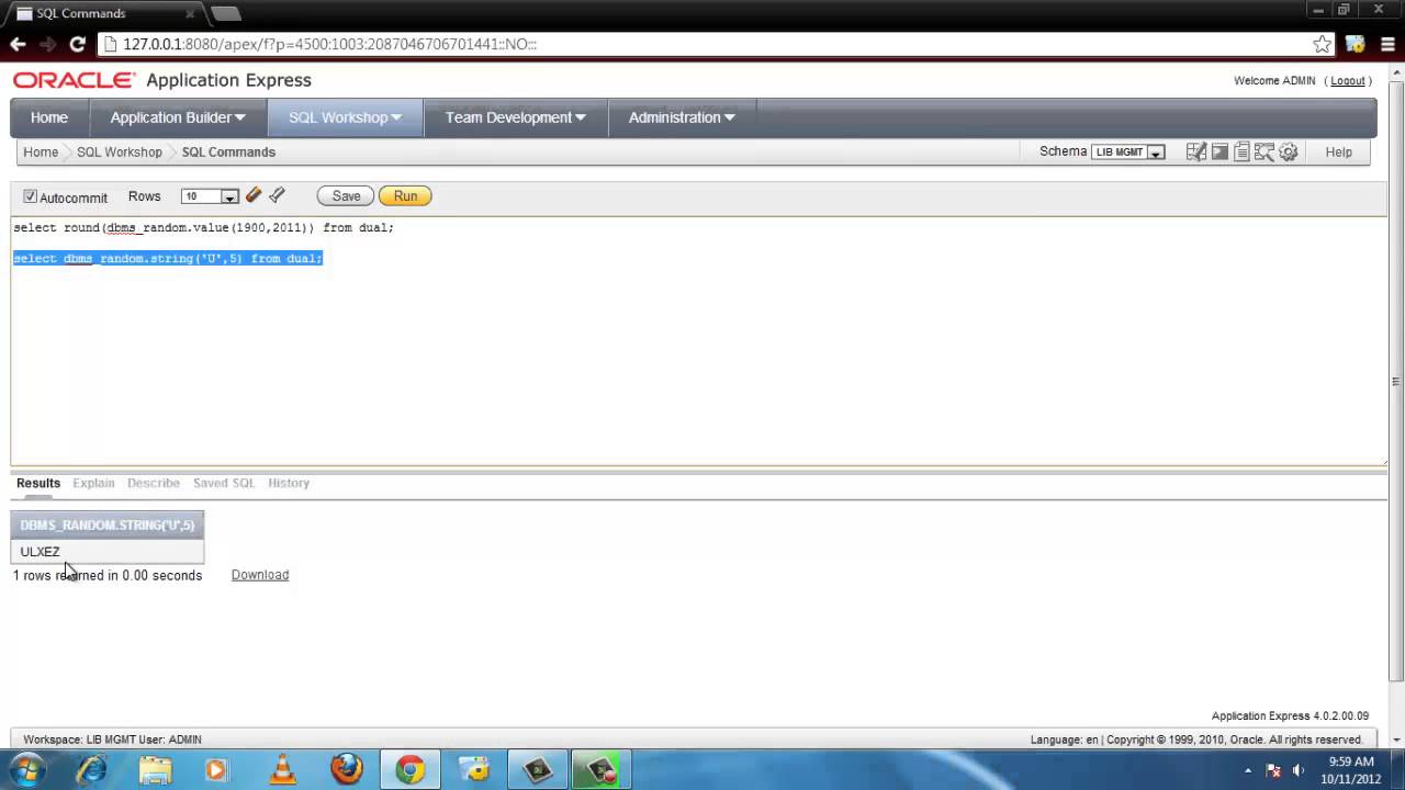 Oracleadda.com - Random Functions in Oracle