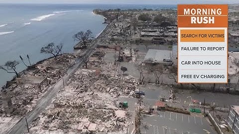 Maui, Hawaii wildfires: Search crews shifting recovery efforts to the waters