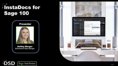 Sage 100 Enhancements InstaDocs Overview