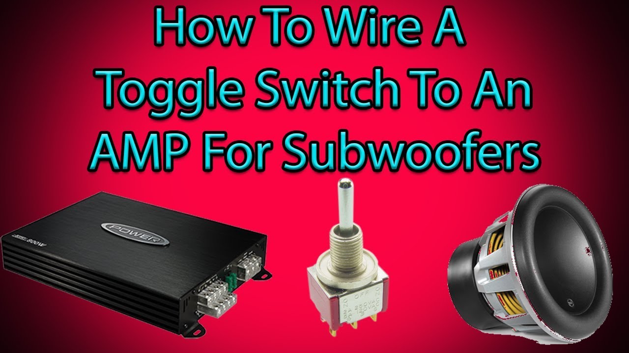 How To Wire A Toggle Switch To Your AMP - YouTube