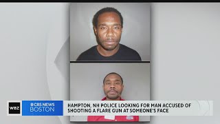 Hampton, NH police looking for suspect accused of shooting flare gun at man's face