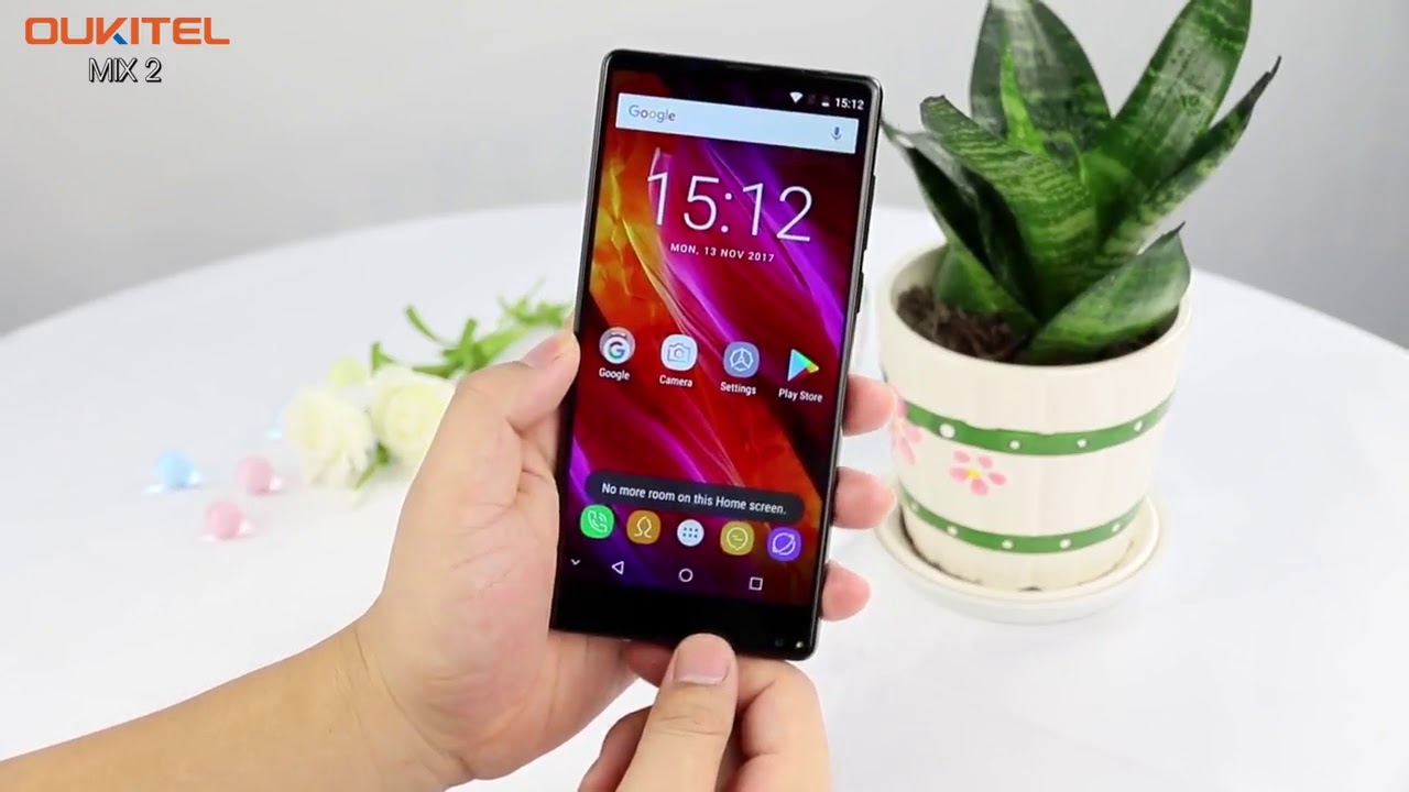 OUKITEL MIX 2 hands on and antutu - YouTube