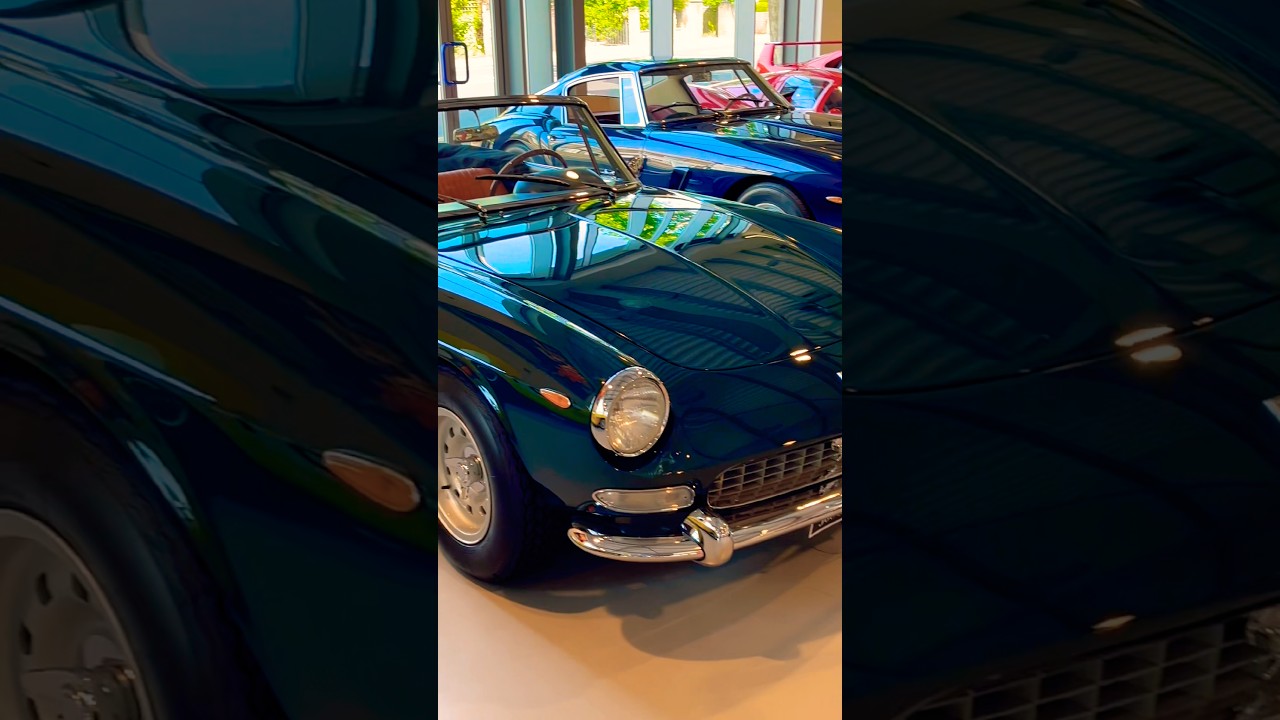 CLASSIC 1965 FERRARI 275 GTS IN PURPLE FOR SALE AT JOE MACARI! #shorts #viral #trending #cars #yt
