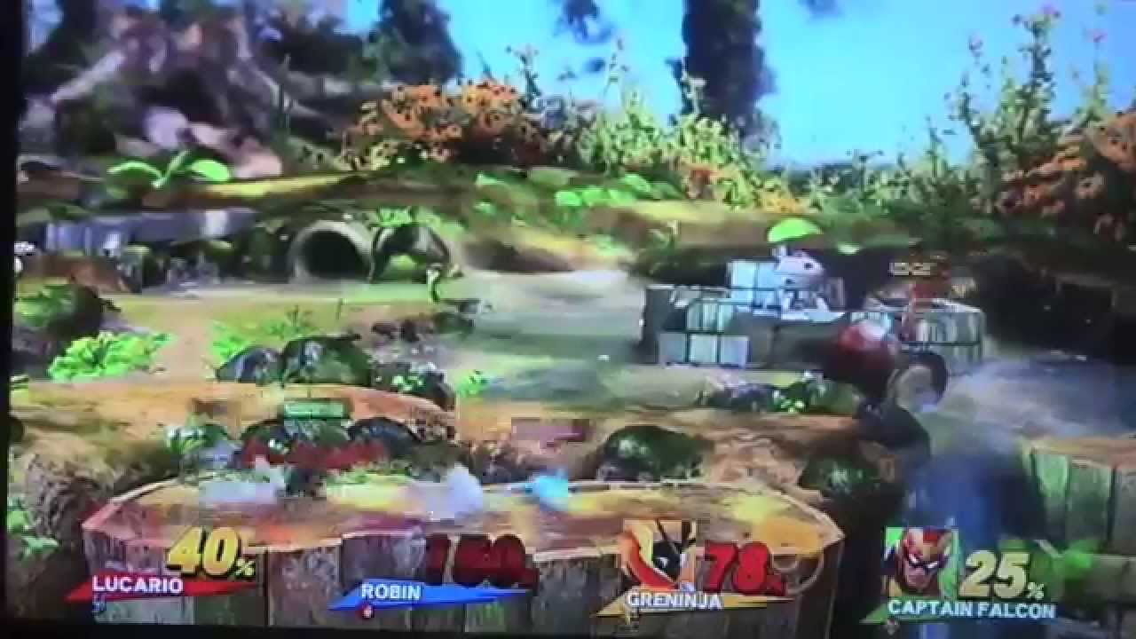 Super Smash Bros Wii U-4 Player Madness!