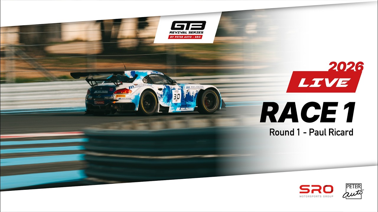 🇬🇧 LIVE | Race 1 | Circuit Paul Ricard | GT3 Revival Series 2026