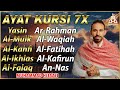 Ayat Kursi 7x,Surah Yasin,Ar Rahman,Al Waqiah,Al Mulk,Al Kahfi,Al Fatihah & 3 Quls