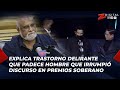 Vargas explica trastorno delirante que padece hombre que irrumpió discurso en Premios Soberano