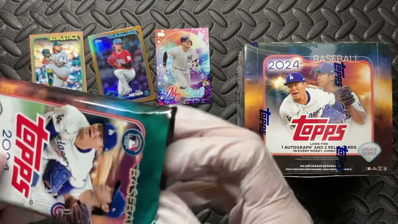 MLB 2024 TOPPS UPDATE SERIES JUMBO 2pack open 18
