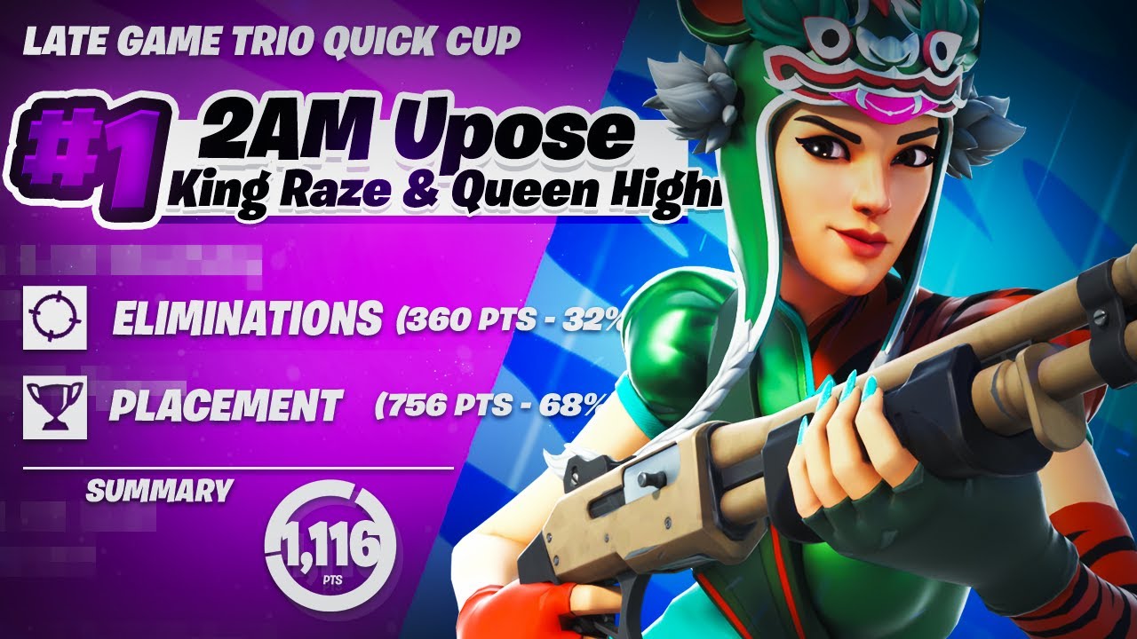 🏆 1ST PLACE in LATE GAME CUP 🏆