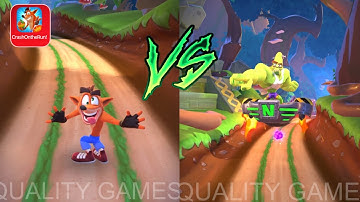 ✅ CRASH ON THE RUN! VS  Gameplay All Levels Walkthrough Game Mobile New Uptade 2021