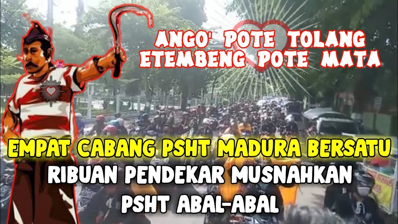 NGERI... Eksekusi PSHT ABAL-ABAL DI CAB. PAMEKASAN MADURA