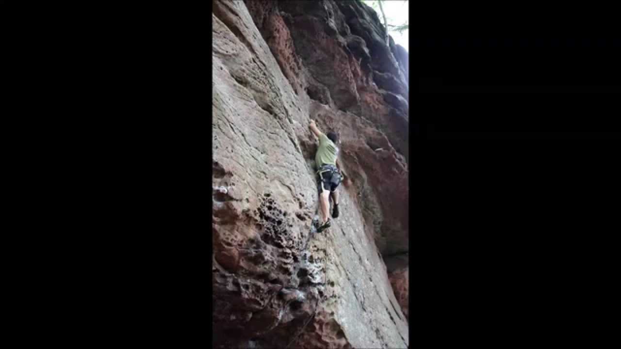 Klettern in der Pfalz 7a+