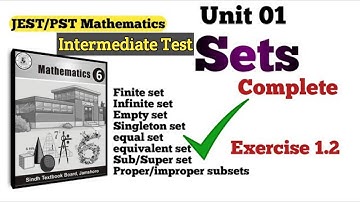 Class Six Mathematics Exercise 1.2 Unit 1 (Set)