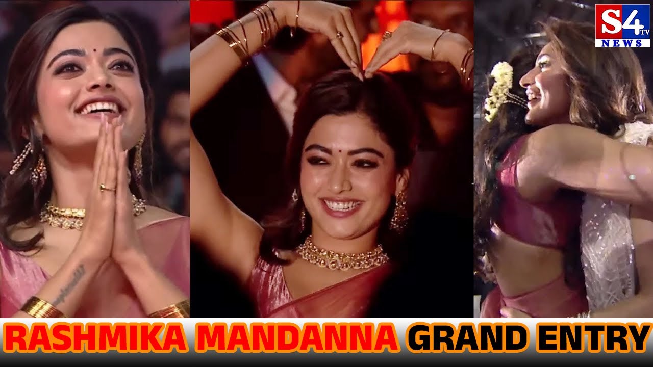 Actress Rashmika Mandanna Entry Pushpa's WILDFIRE EVENT in Chennai | S4tv News 