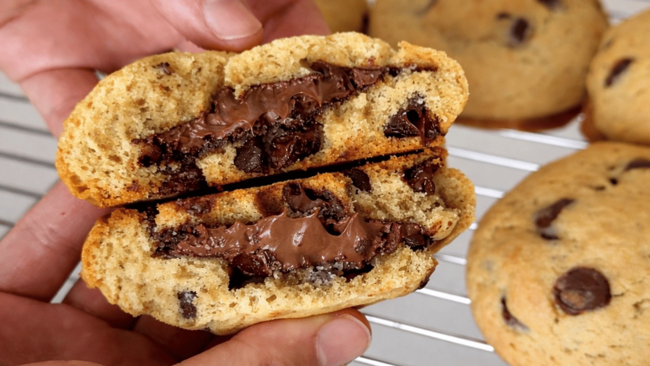 New York Style Nutella Cookies 🍪