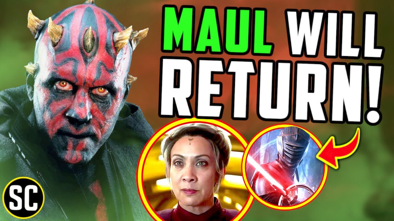 Why DARTH MAUL Will Return In AHSOKA - Sam Witwer and Nightsister Clues Everyone Missed!