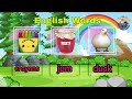 Let&#39;s Learn Basic English Vocabulary | My First Words | Phonics Words | ESL