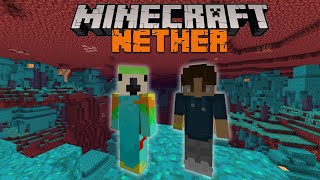 Minecraft, But We Can't Leave the NETHER...