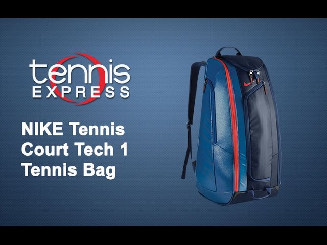 Deshacer Estación de policía Una buena amiga Nike Court Tech 1 Tennis Bag Review | Tennis Express - YouTube