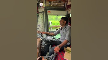 Bus Driving At Lonavala Ghat Pune #marwadi #bus
