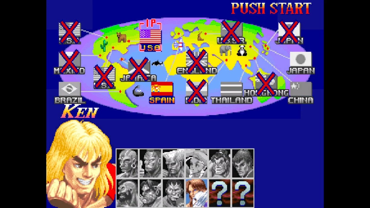 Super Street Fighter II: The New Challengers – Ken Arcade Clear | Level Up With Emre