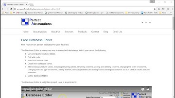 How to Download the Database Editor