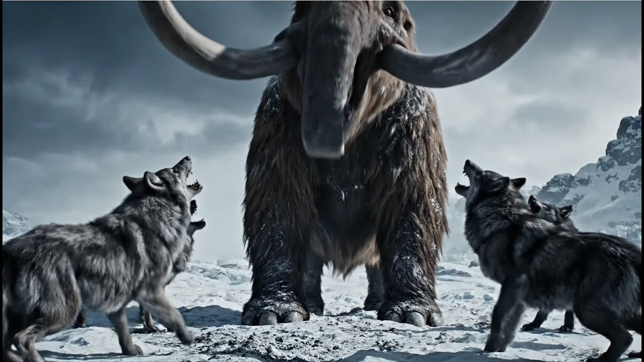 Dire Wolf Hunting: The Pack That Hunted Mammoth – Ancient Beasts– Ancient Earth Stories