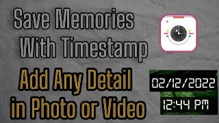 Enhance Your Visual Storytelling with Timestamp Camera App 📷🎥 Record Precise Details screenshot 5