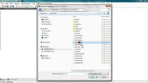MapShed Unit 3: Creating a Project