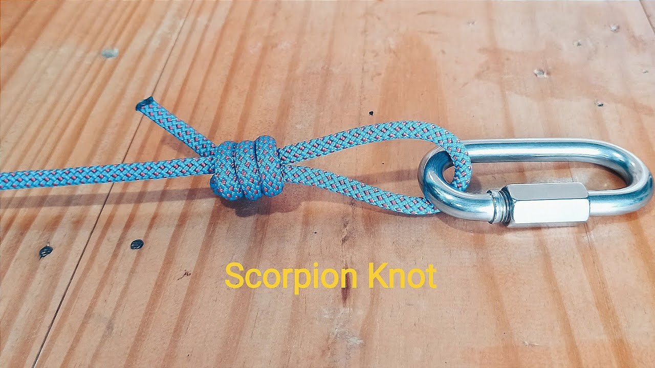 Как завязать узел «скорпион» / Как завязать узел